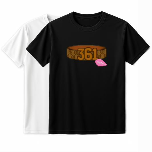 Pixeled Belt Graphic T-Shirt